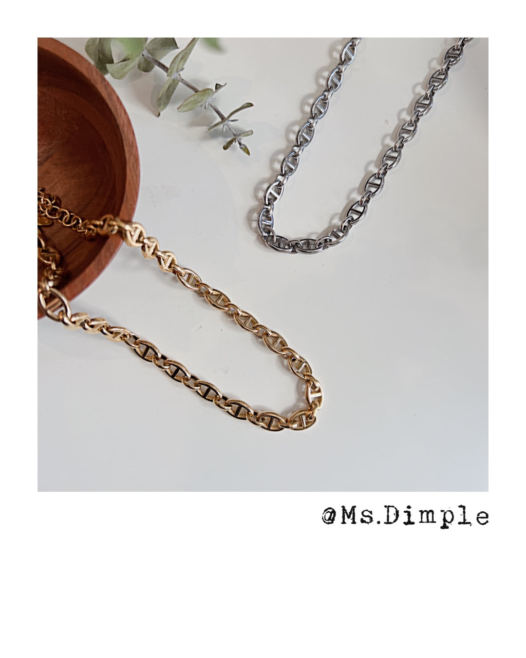18K Gold Plated Luxury Gold And Silver Chain Necklace