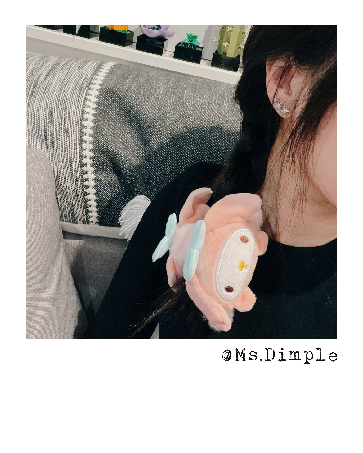 Fluffy Pudding Dog Hair Claw Clip