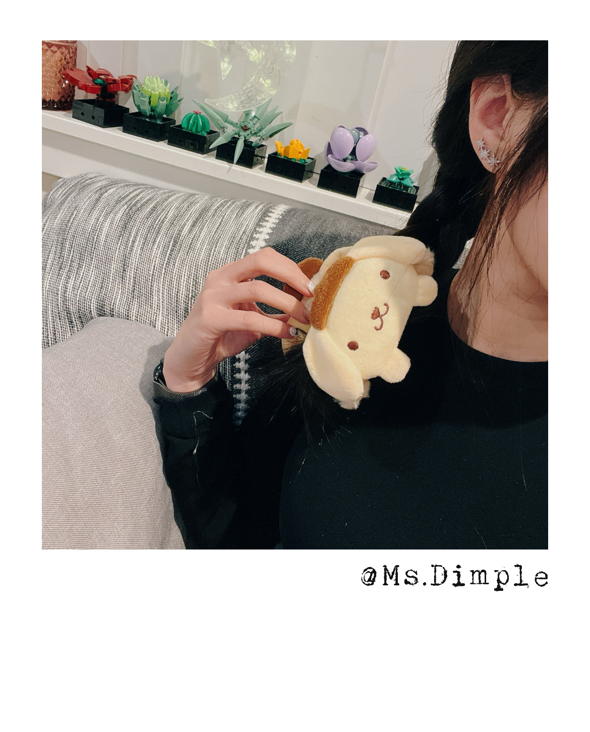 Fluffy Pudding Dog Hair Claw Clip