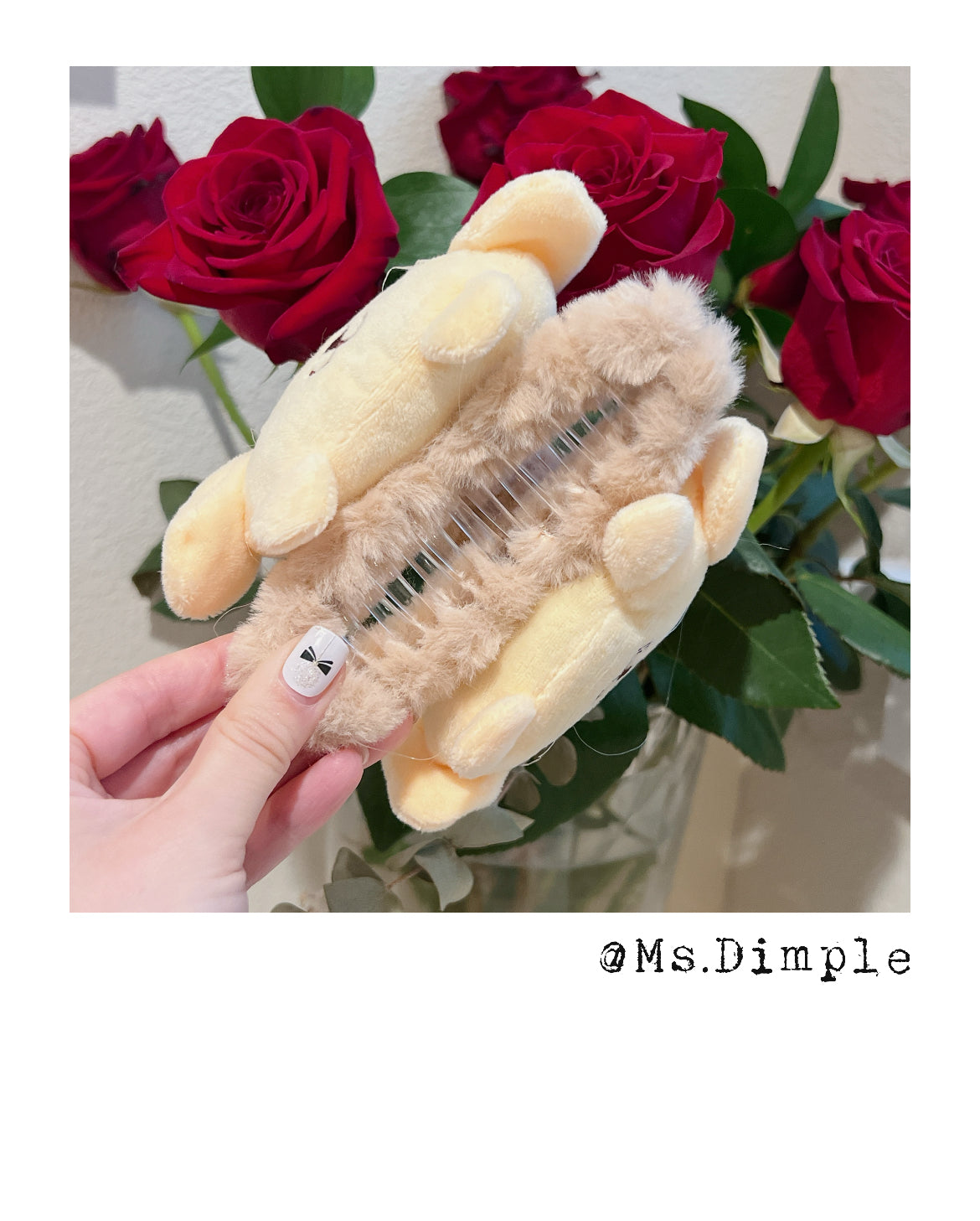 Fluffy Pudding Dog Hair Claw Clip