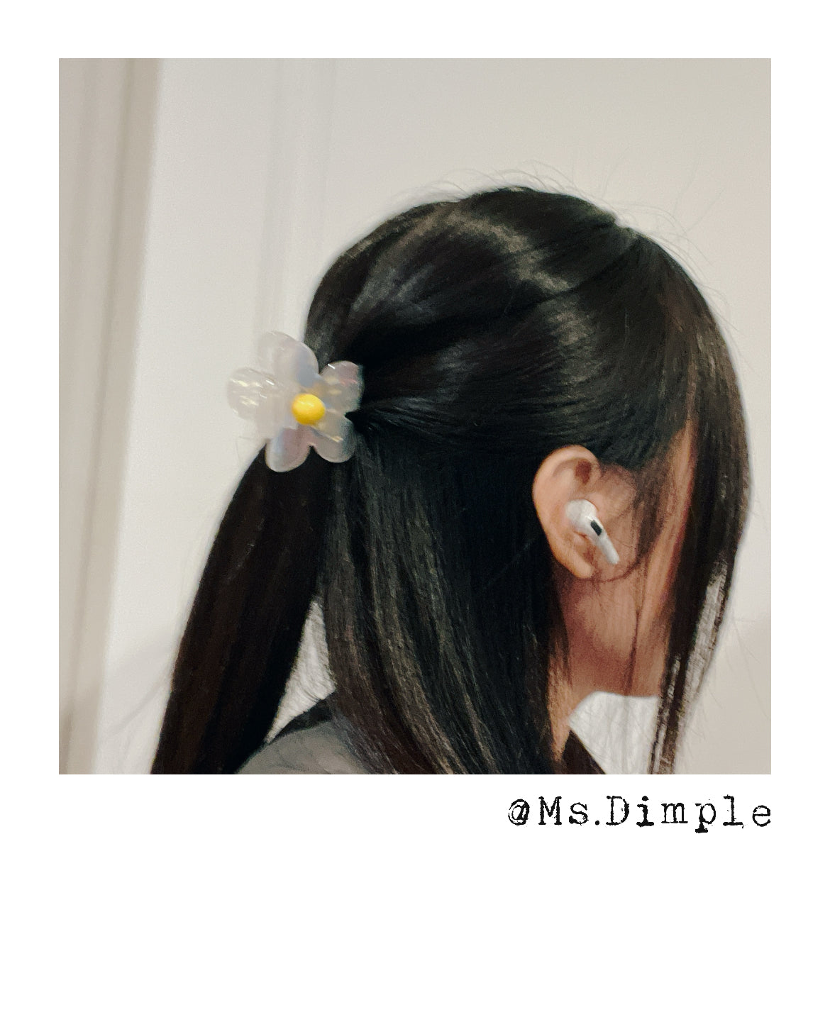 Summer Daisy Claw Clip