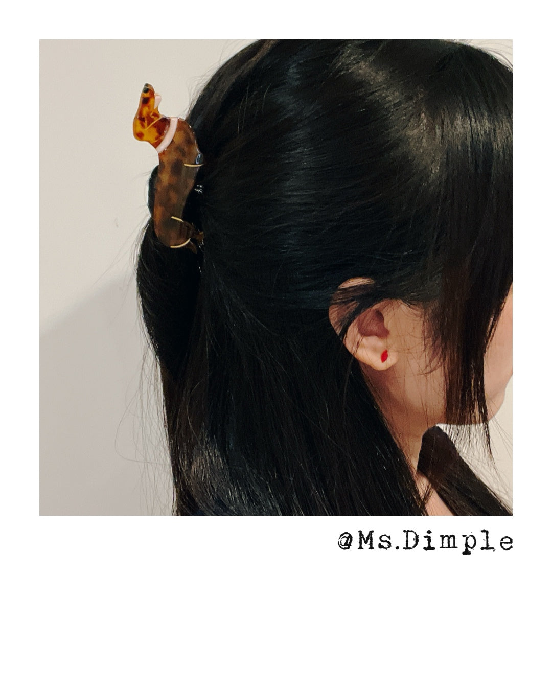 Cute Small Dachshund Dog Lover Hair Claw Clip