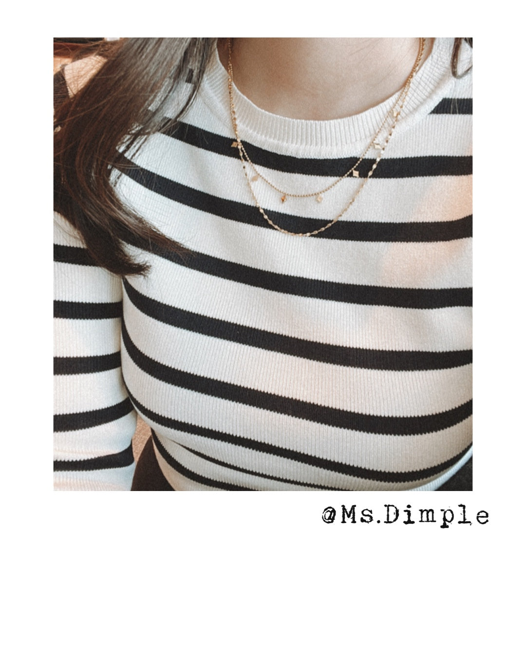 18k Gold Plated Double Layered Necklace