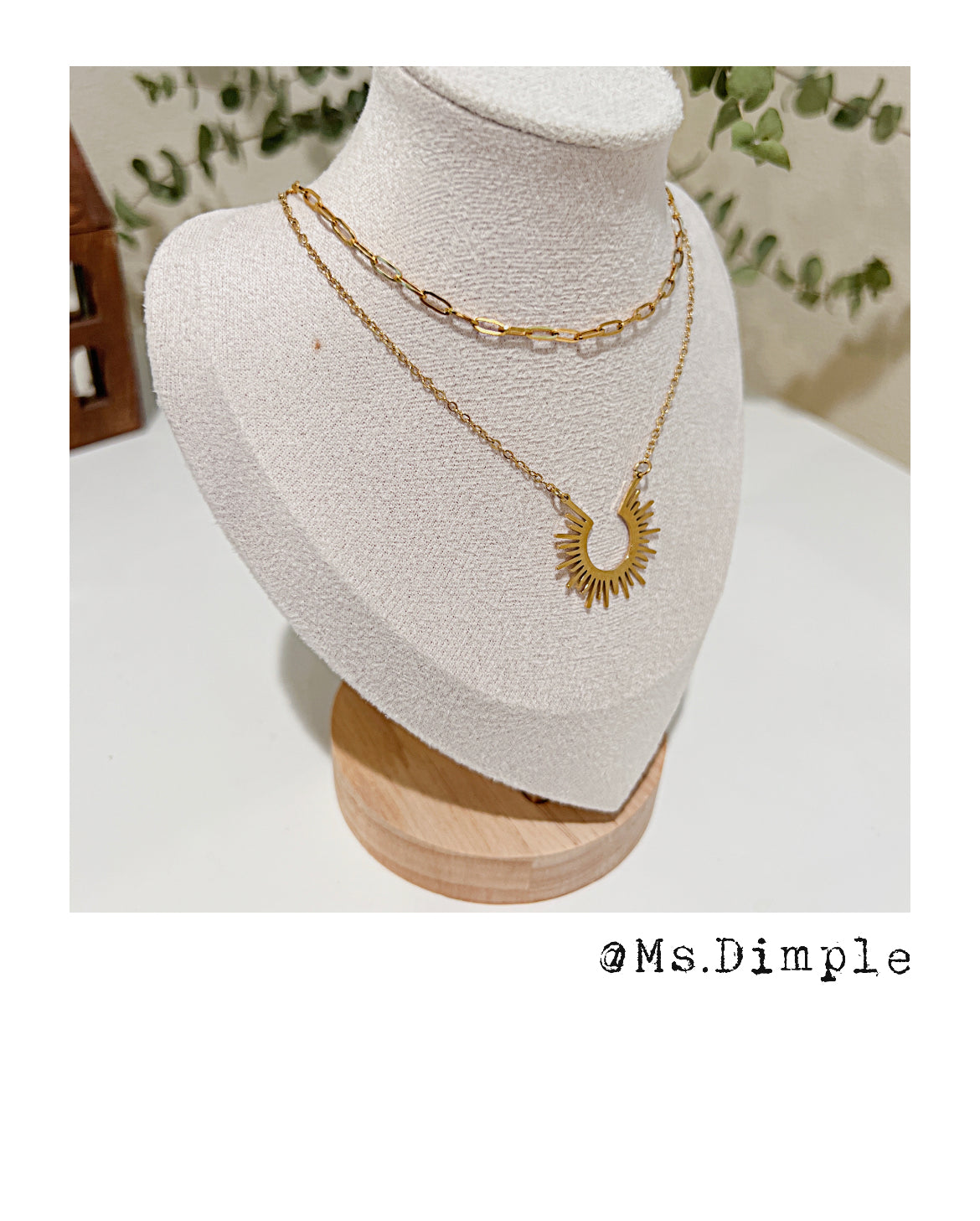 18K Gold Plated Sunshine Necklace