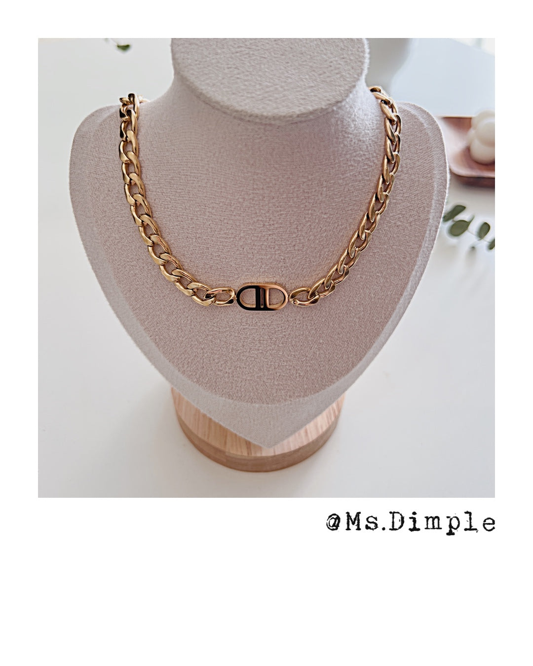 18K Gold Plated Luxury Stainless Steel Necklace