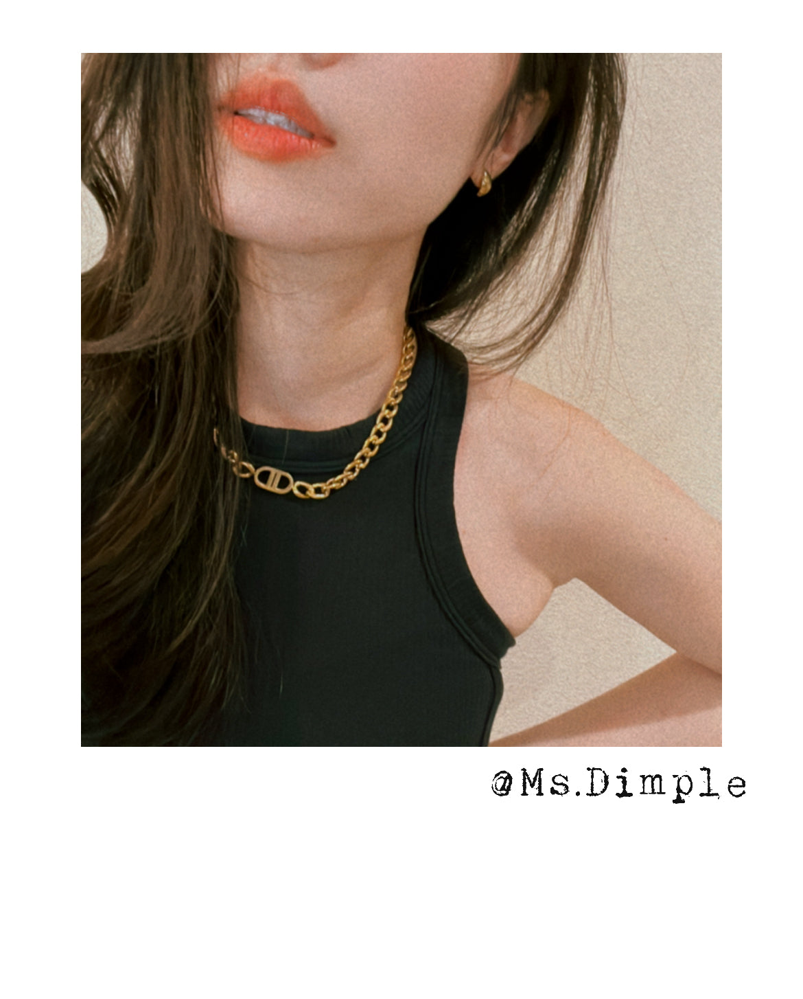 18K Gold Plated Luxury Stainless Steel Necklace