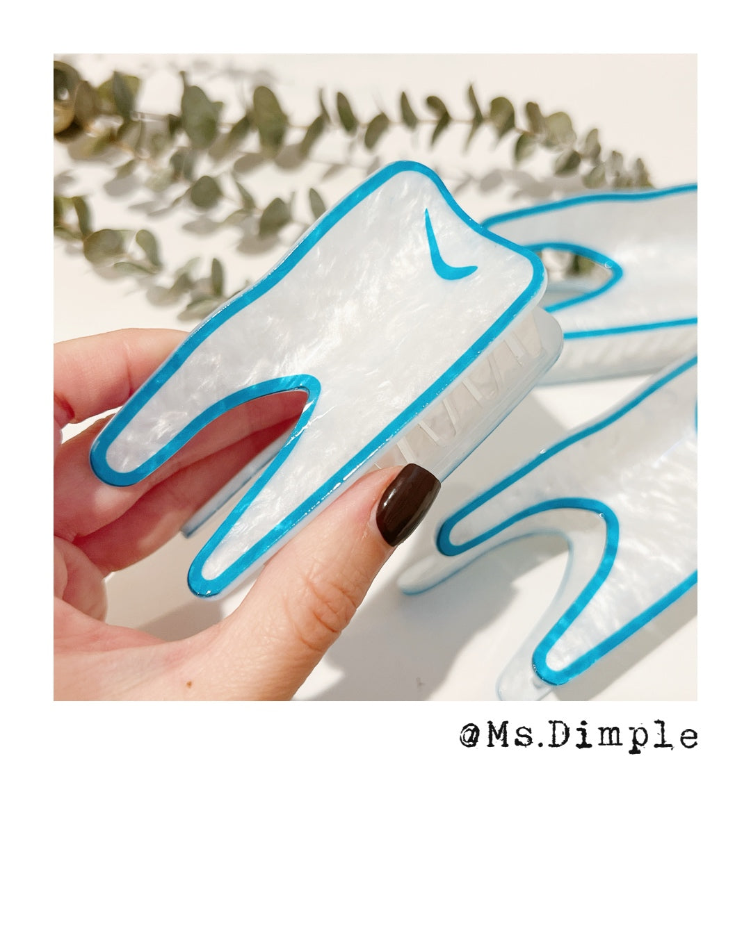 Dentist Cute Tooth Hair Claw Clip