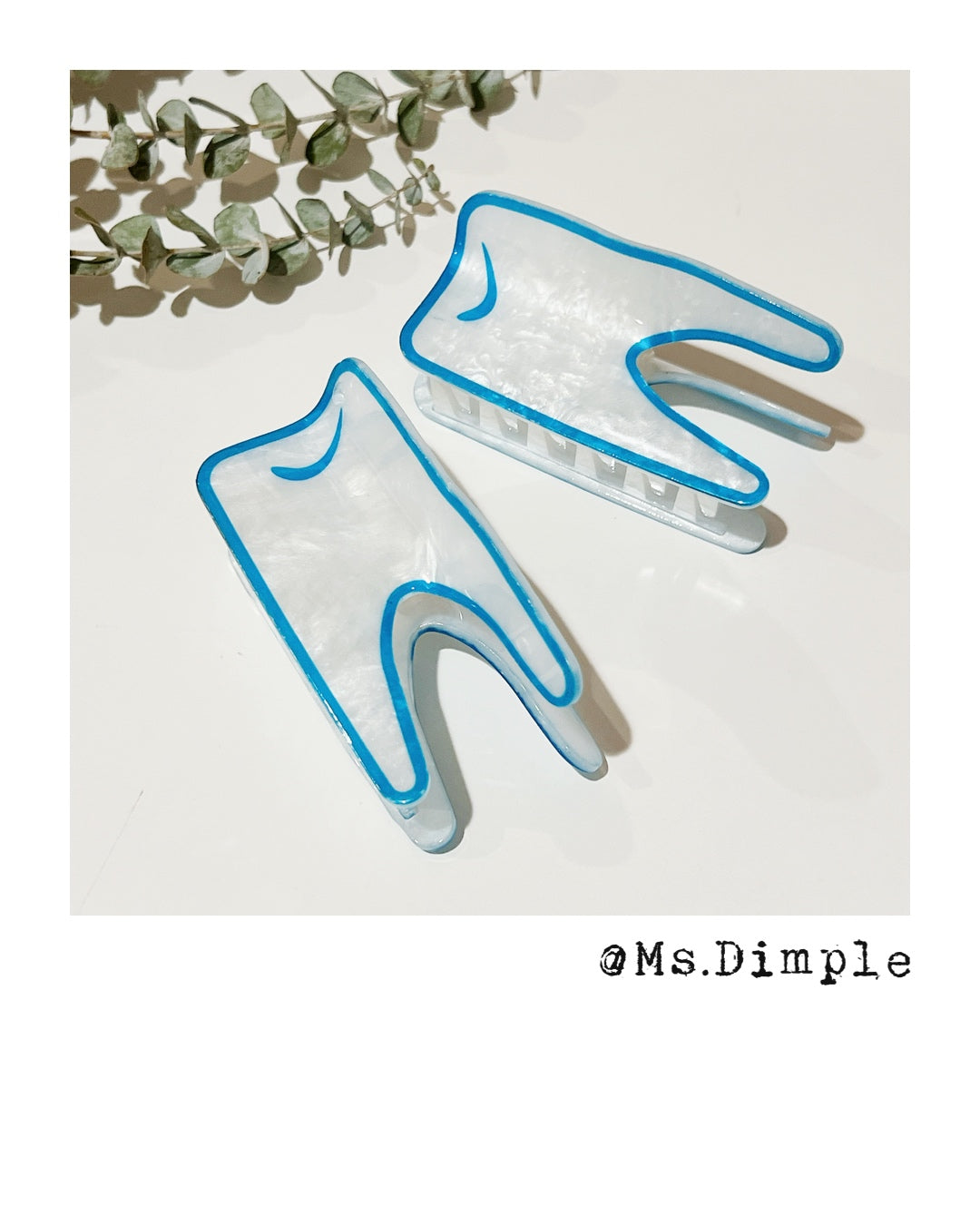Dentist Cute Tooth Hair Claw Clip