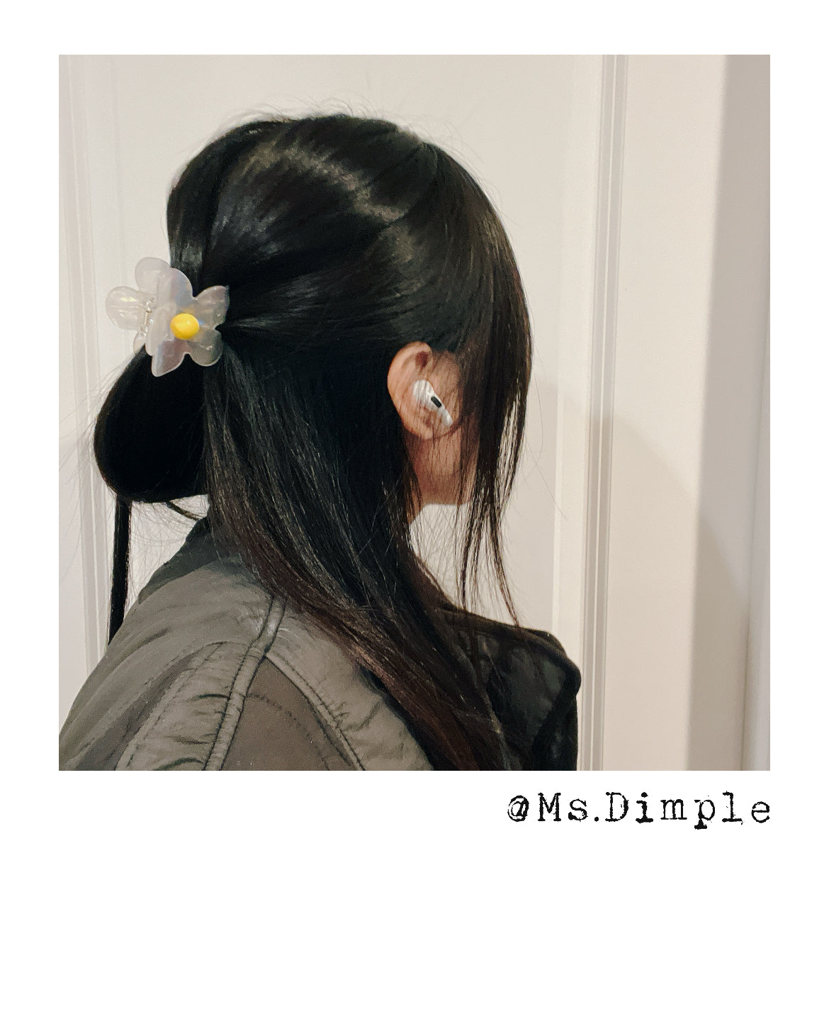 Summer Daisy Claw Clip