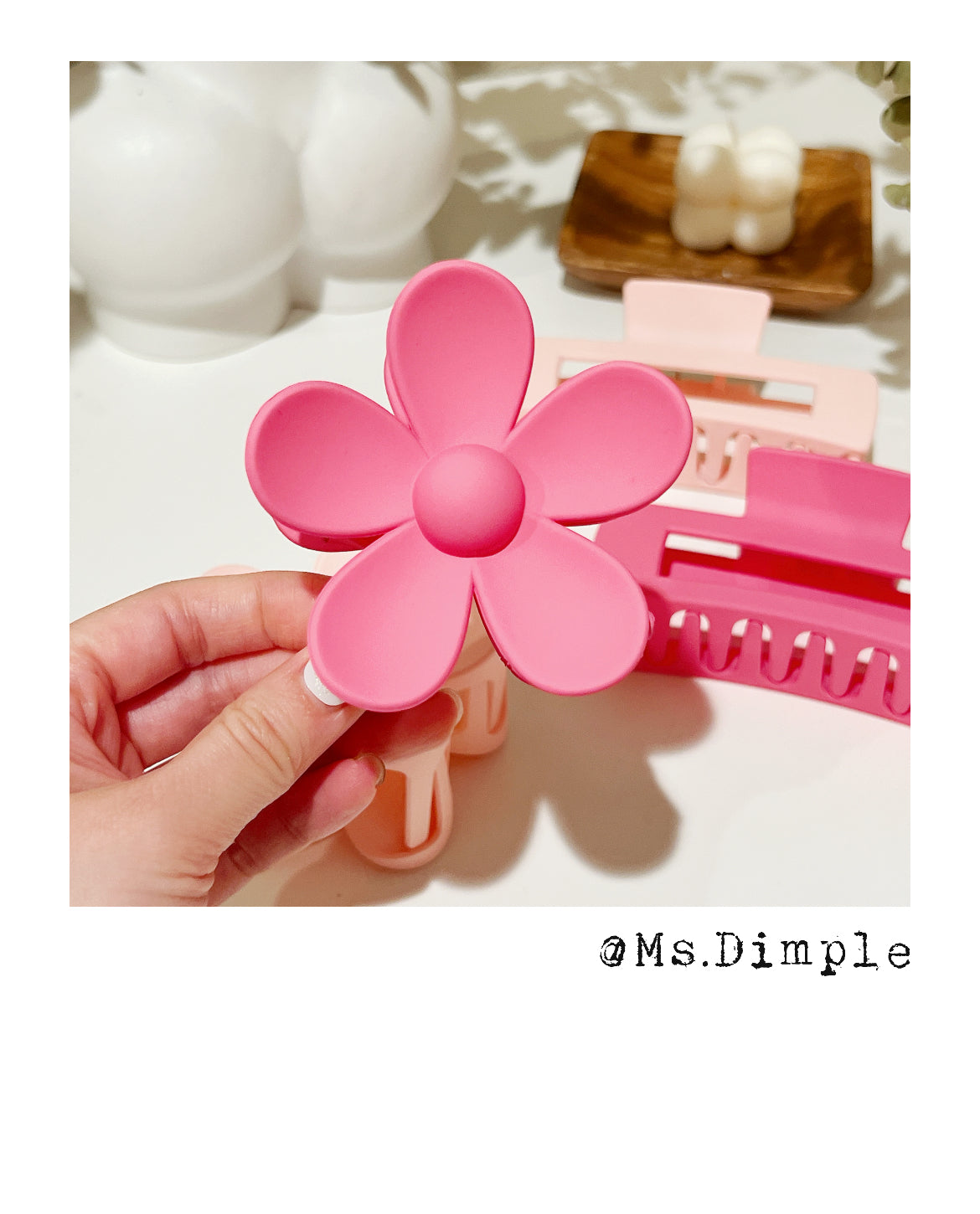 Hot Pink Hair Claw Clip Collection