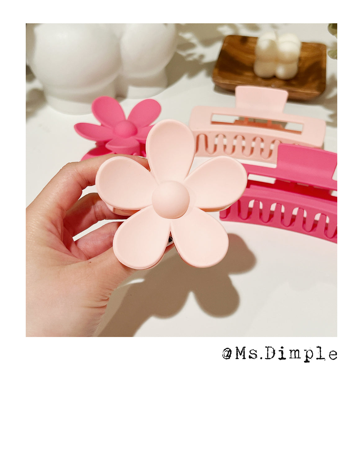 Hot Pink Hair Claw Clip Collection