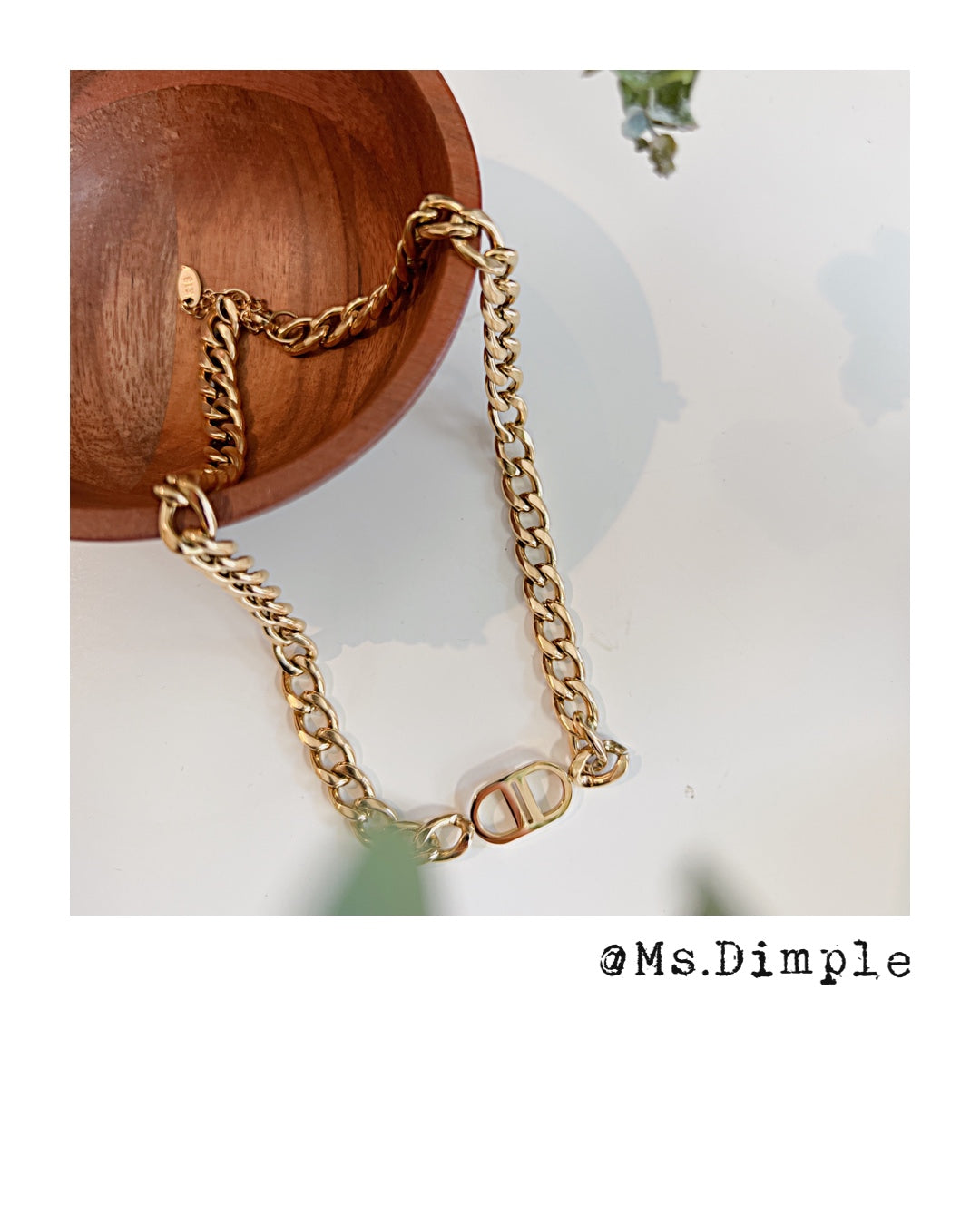 18K Gold Plated Luxury Stainless Steel Necklace
