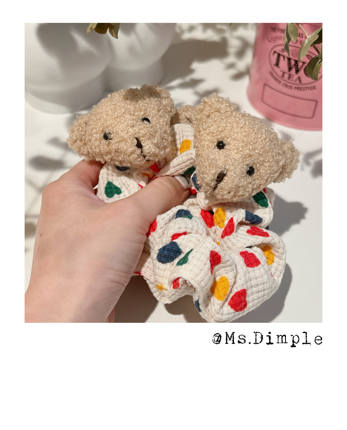 Teddy Bear Hair Tie
