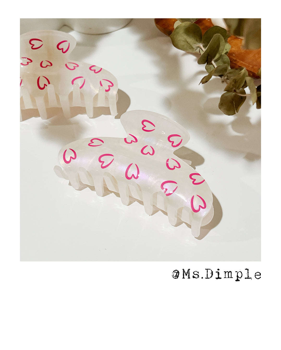 Cherry Blossom Japanese Sakura Hair Claw Clip