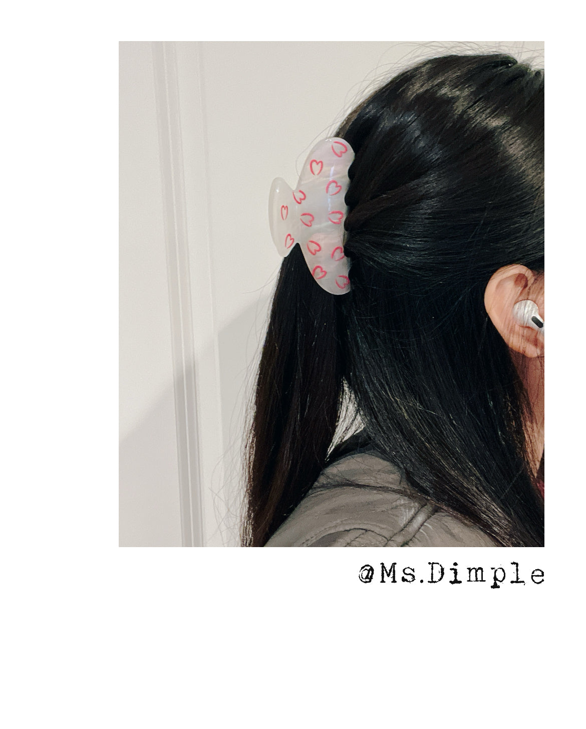 Cherry Blossom Japanese Sakura Hair Claw Clip