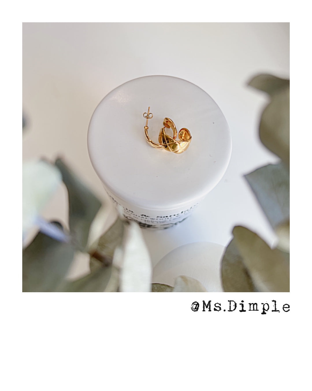 18k Gold Plated Stainless Steel Luxury Earrings