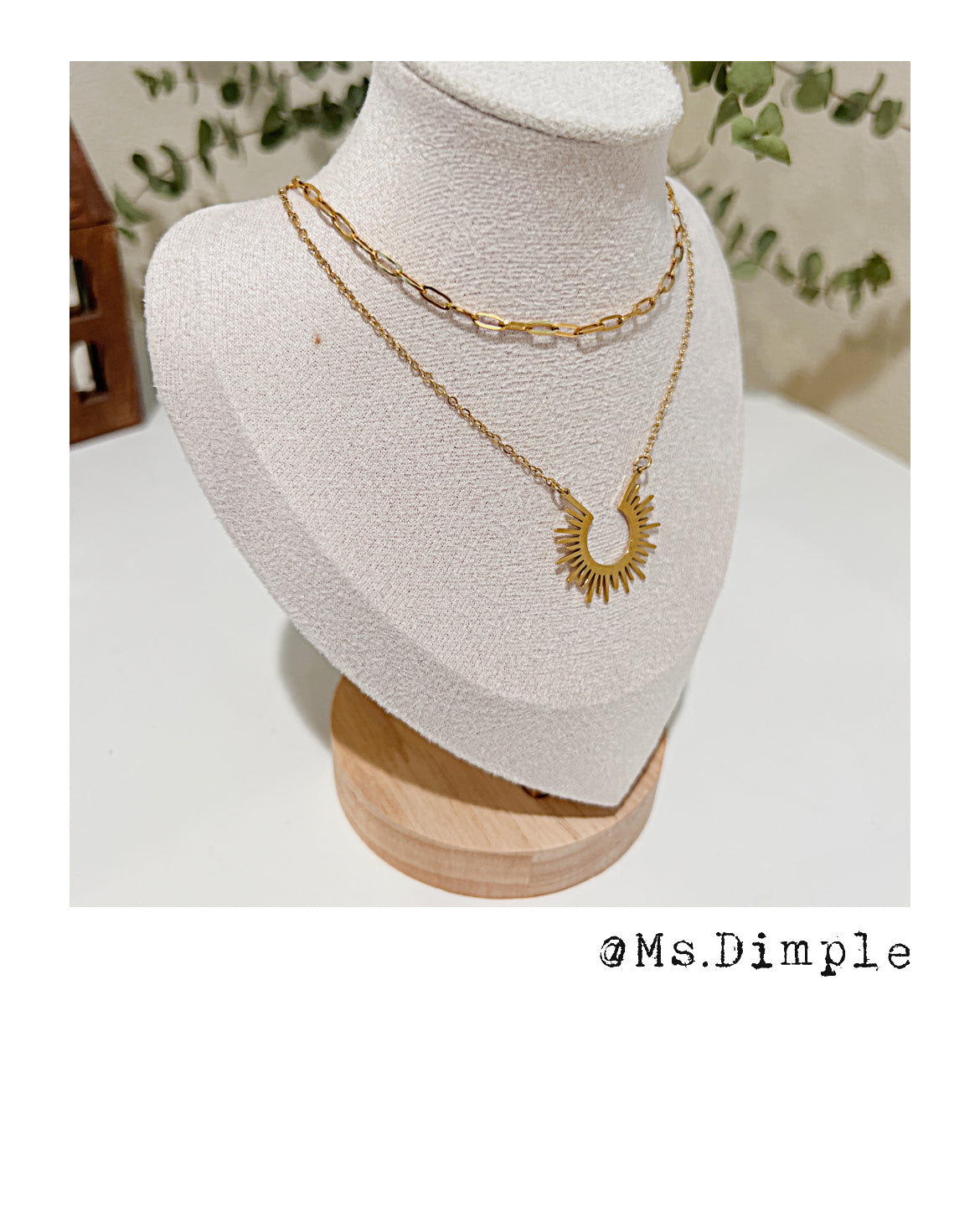18K Gold Plated Sunshine Necklace