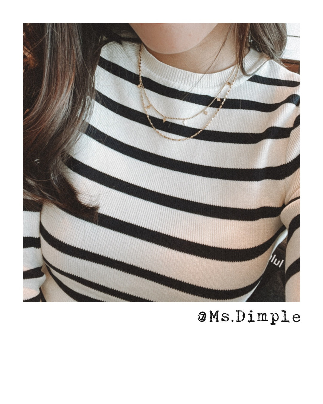 18k Gold Plated Double Layered Necklace