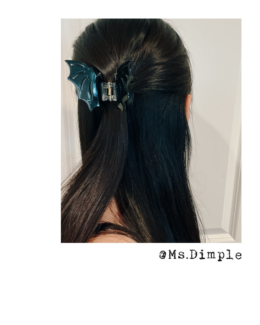 Halloween Theme Demon and Bat Hair Claw Clip