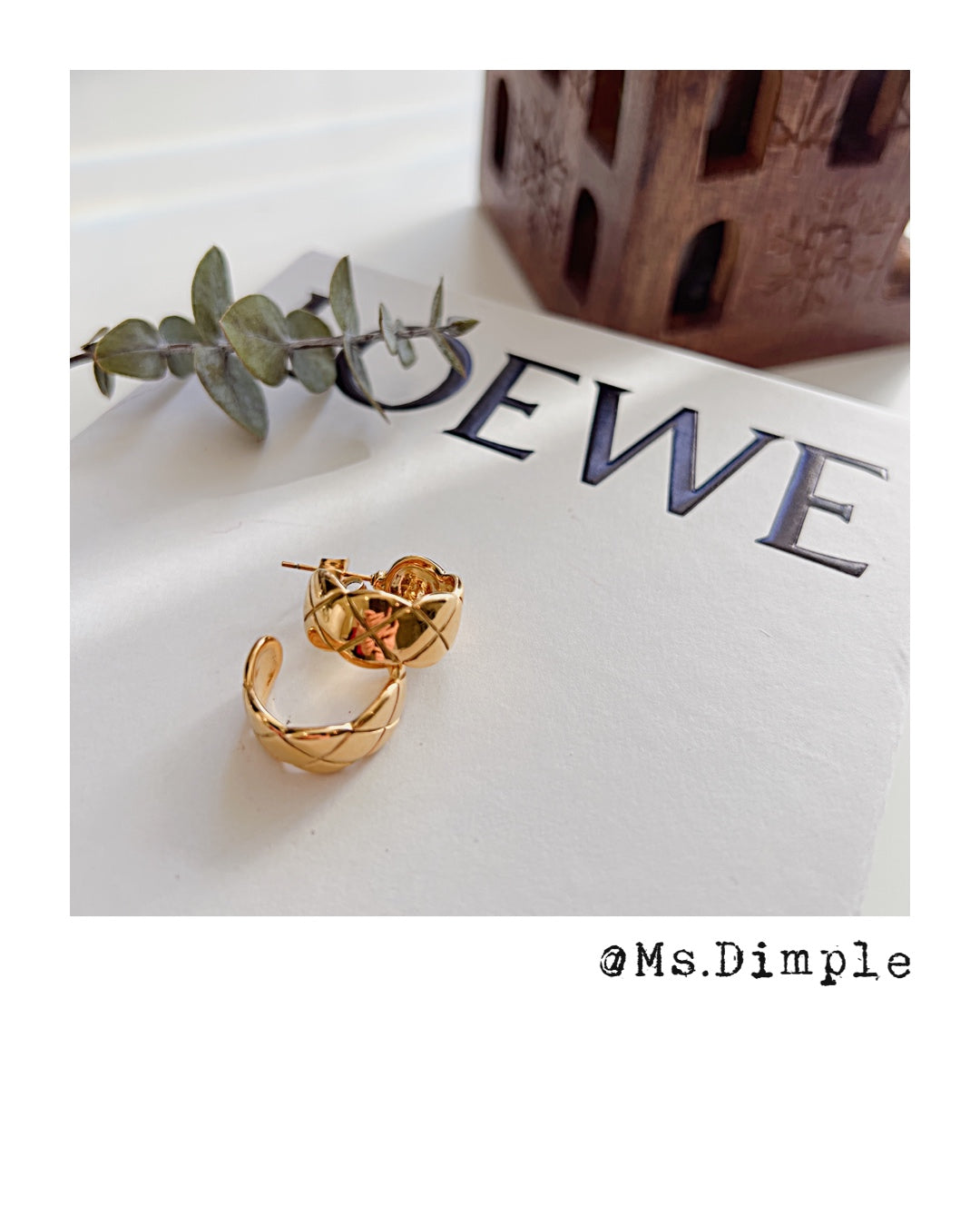 18k Gold Plated Stainless Steel Luxury Earrings