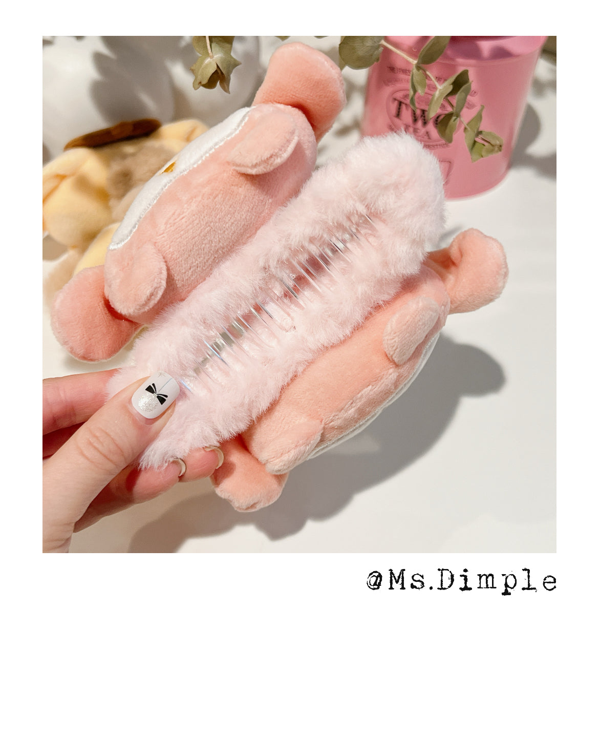 Fluffy Pudding Dog Hair Claw Clip