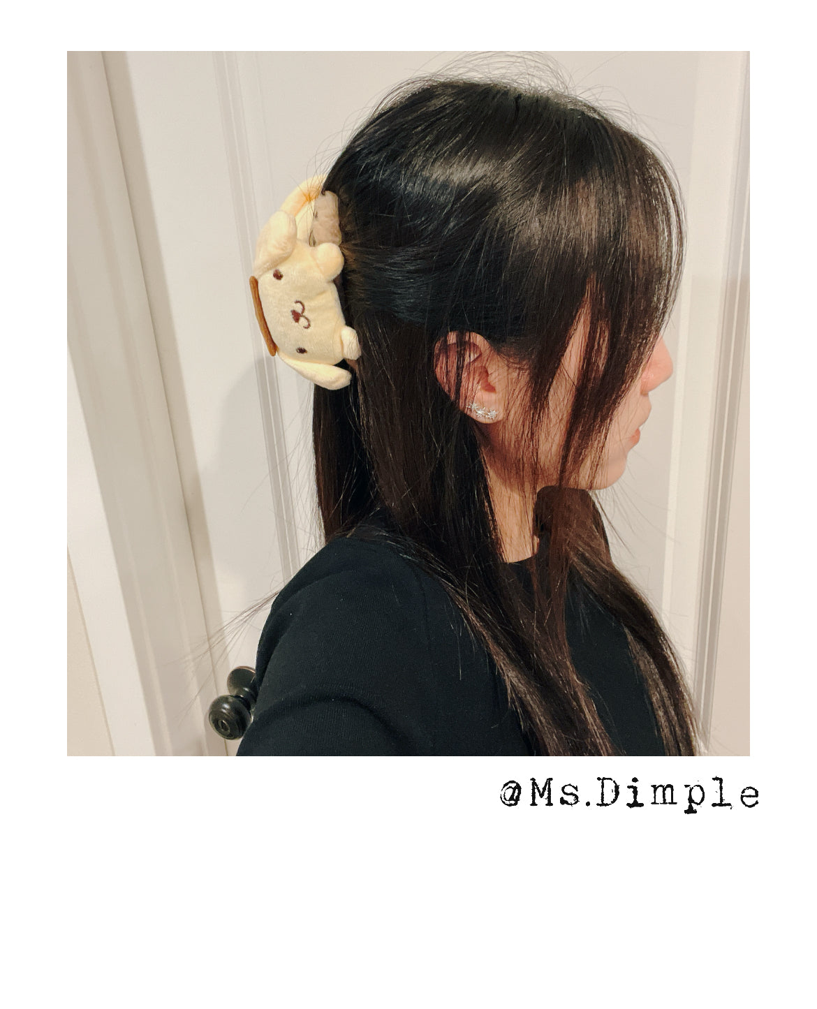 Fluffy Pudding Dog Hair Claw Clip