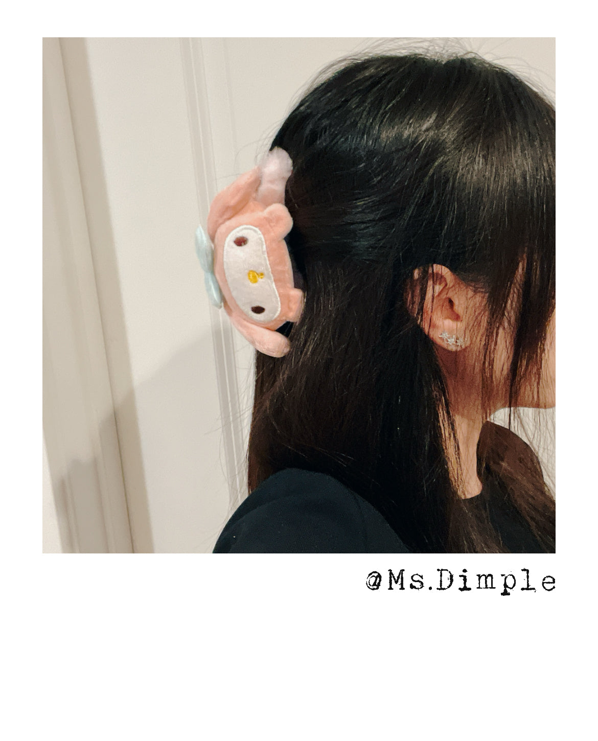 Fluffy Pudding Dog Hair Claw Clip