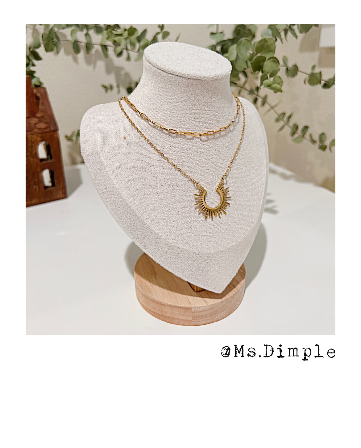 18K Gold Plated Sunshine Necklace
