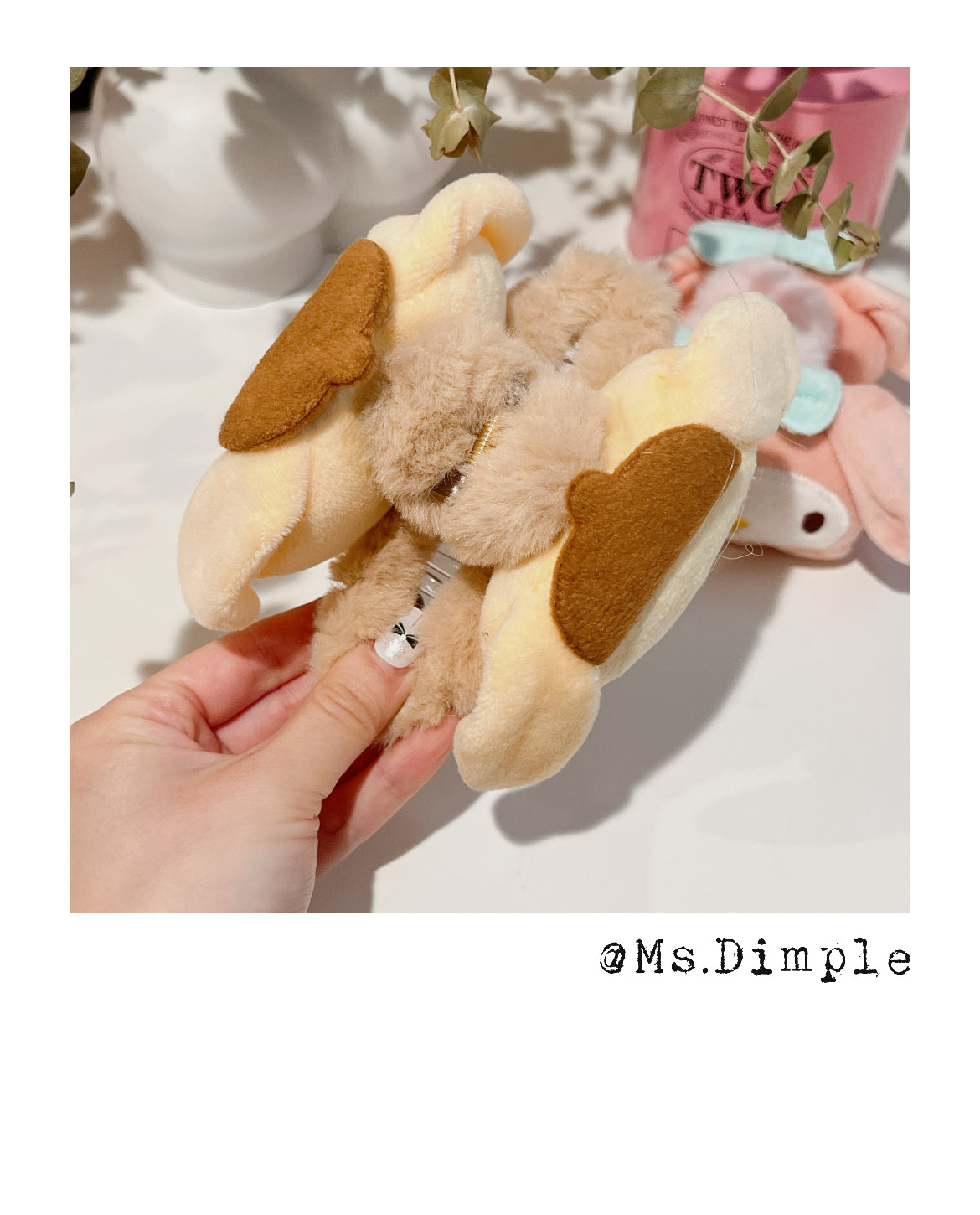 Fluffy Pudding Dog Hair Claw Clip