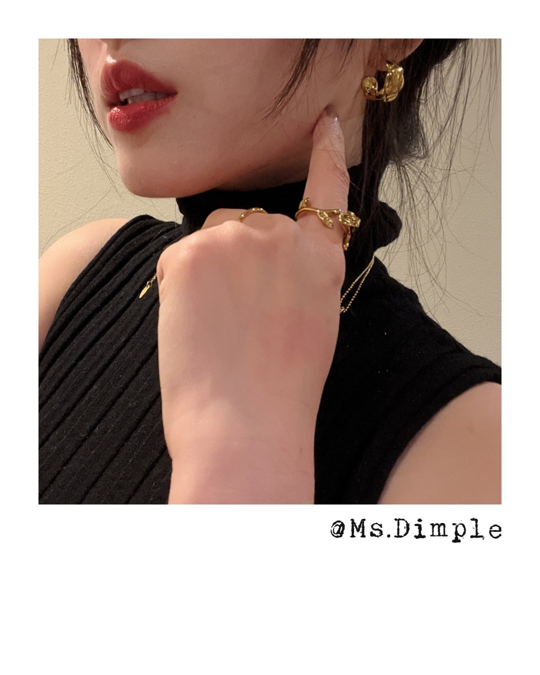 18k Gold Plated Stainless Steel Luxury Earrings