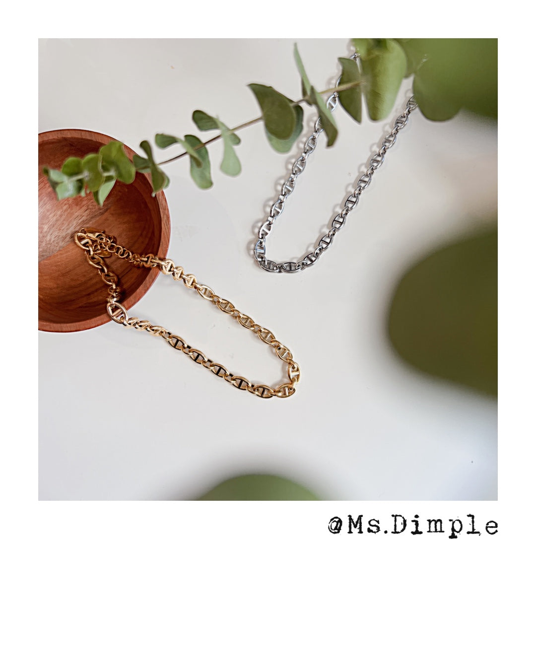 18K Gold Plated Luxury Gold And Silver Chain Necklace