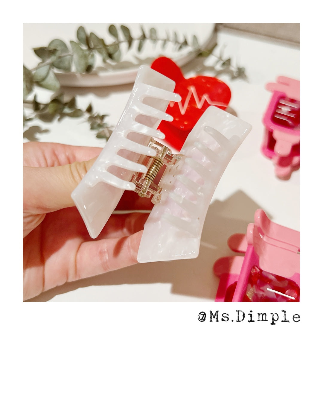 Cute Nurse Syringe/EKG/Nurse Hair Claw Clip