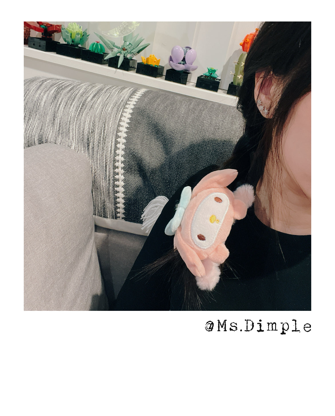Fluffy Pudding Dog Hair Claw Clip