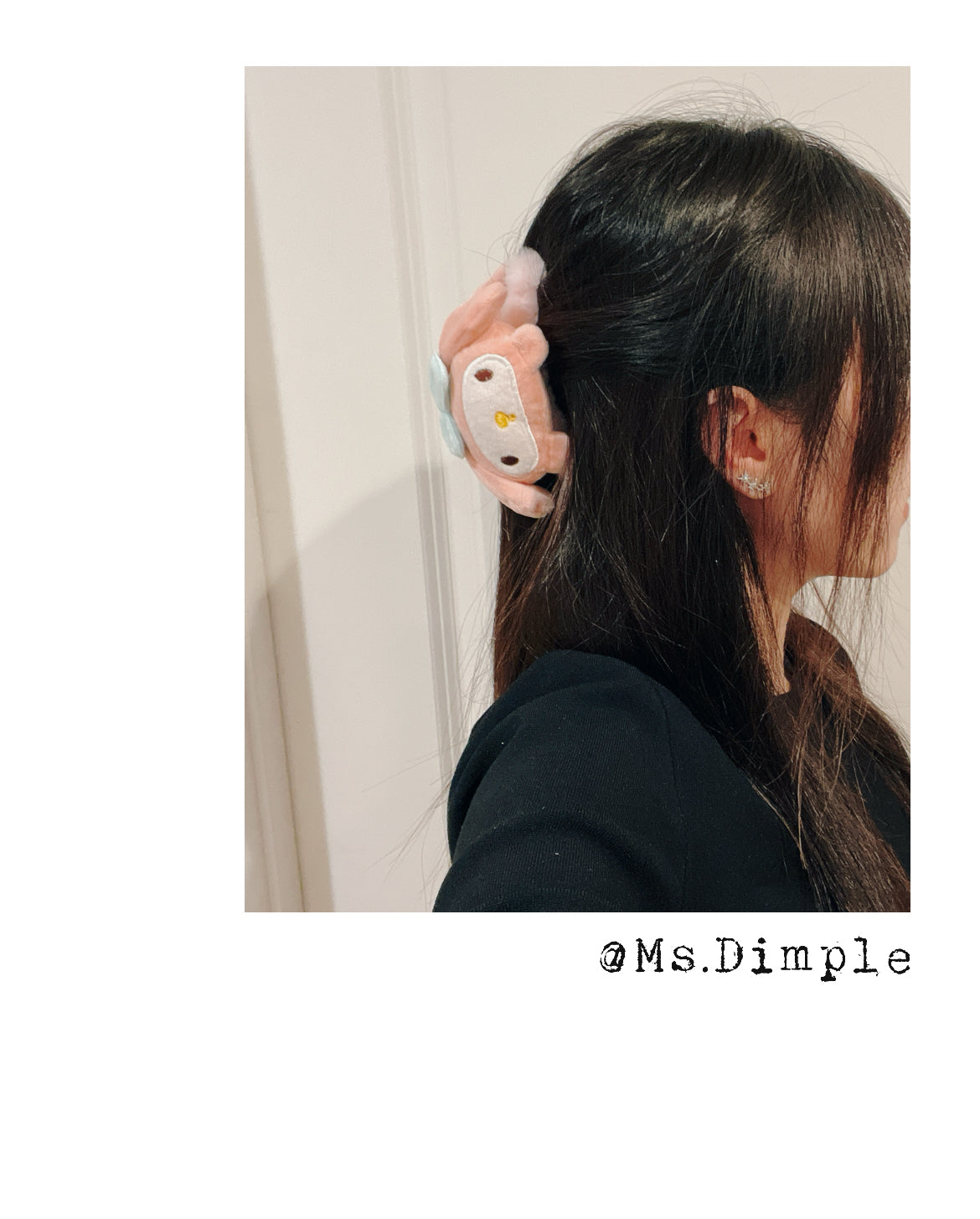 Fluffy Pudding Dog Hair Claw Clip