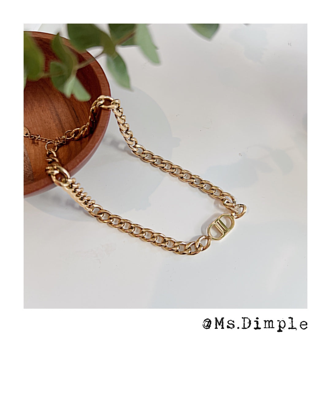 18K Gold Plated Luxury Stainless Steel Necklace