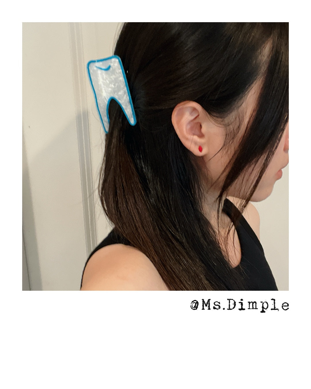 Dentist Cute Tooth Hair Claw Clip