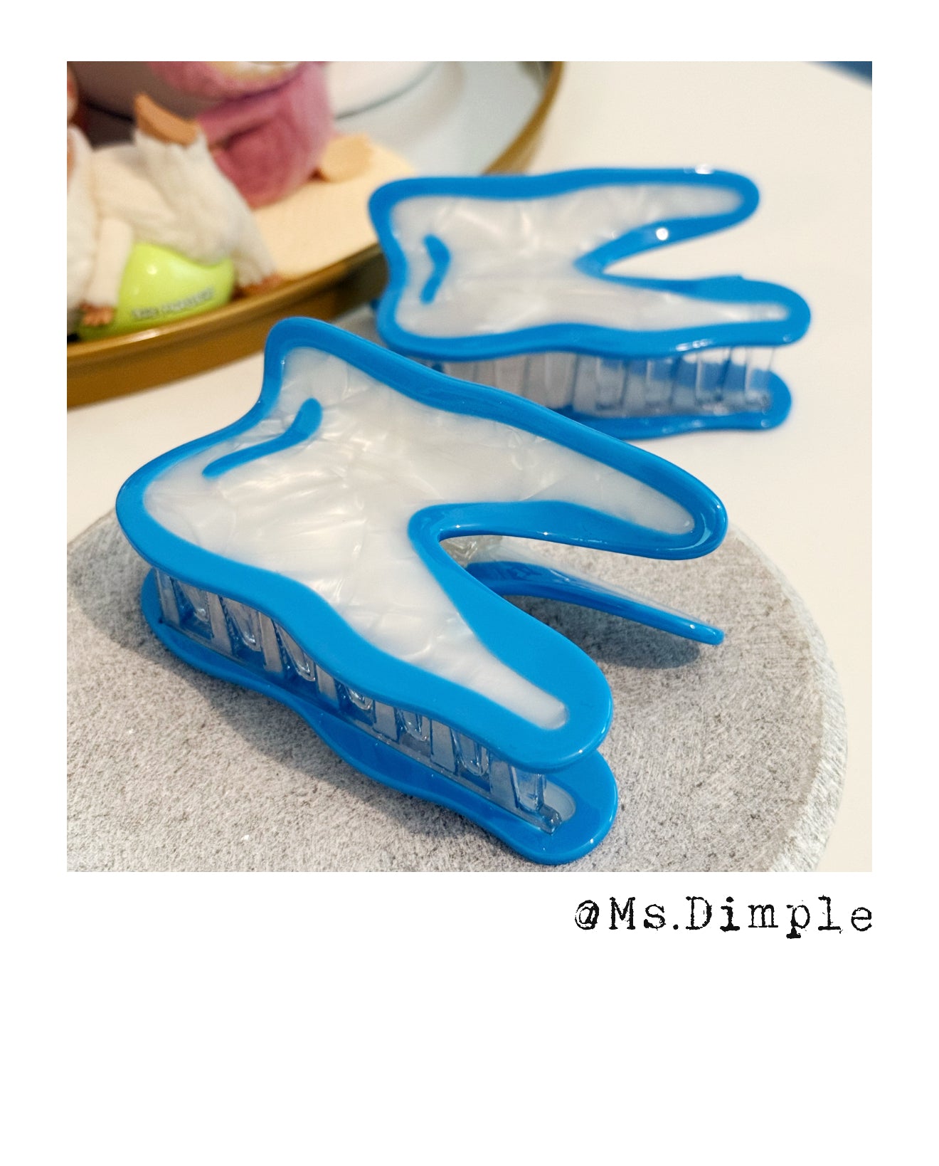 Dentist Cute Tooth Hair Claw Clip