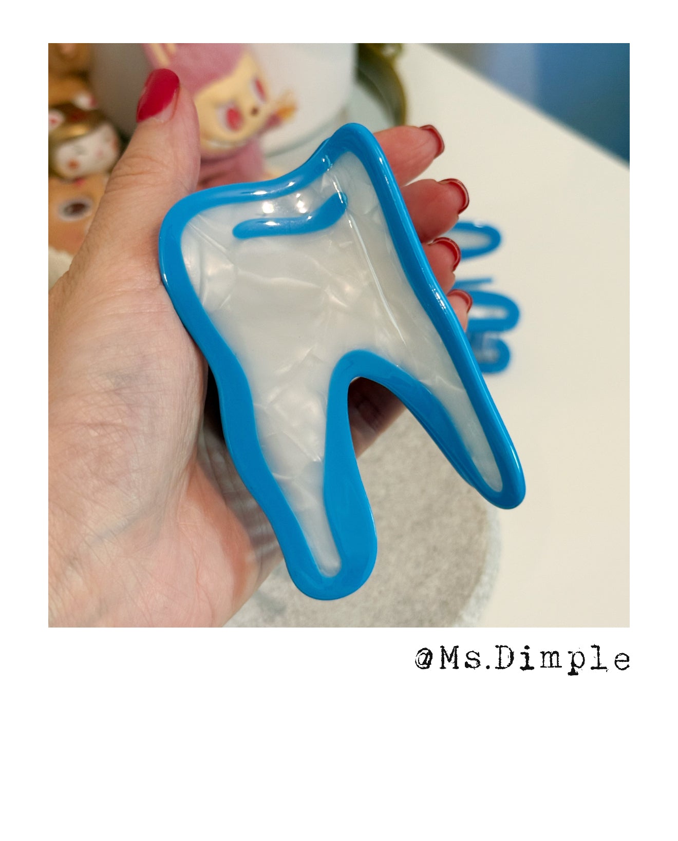 Dentist Cute Tooth Hair Claw Clip