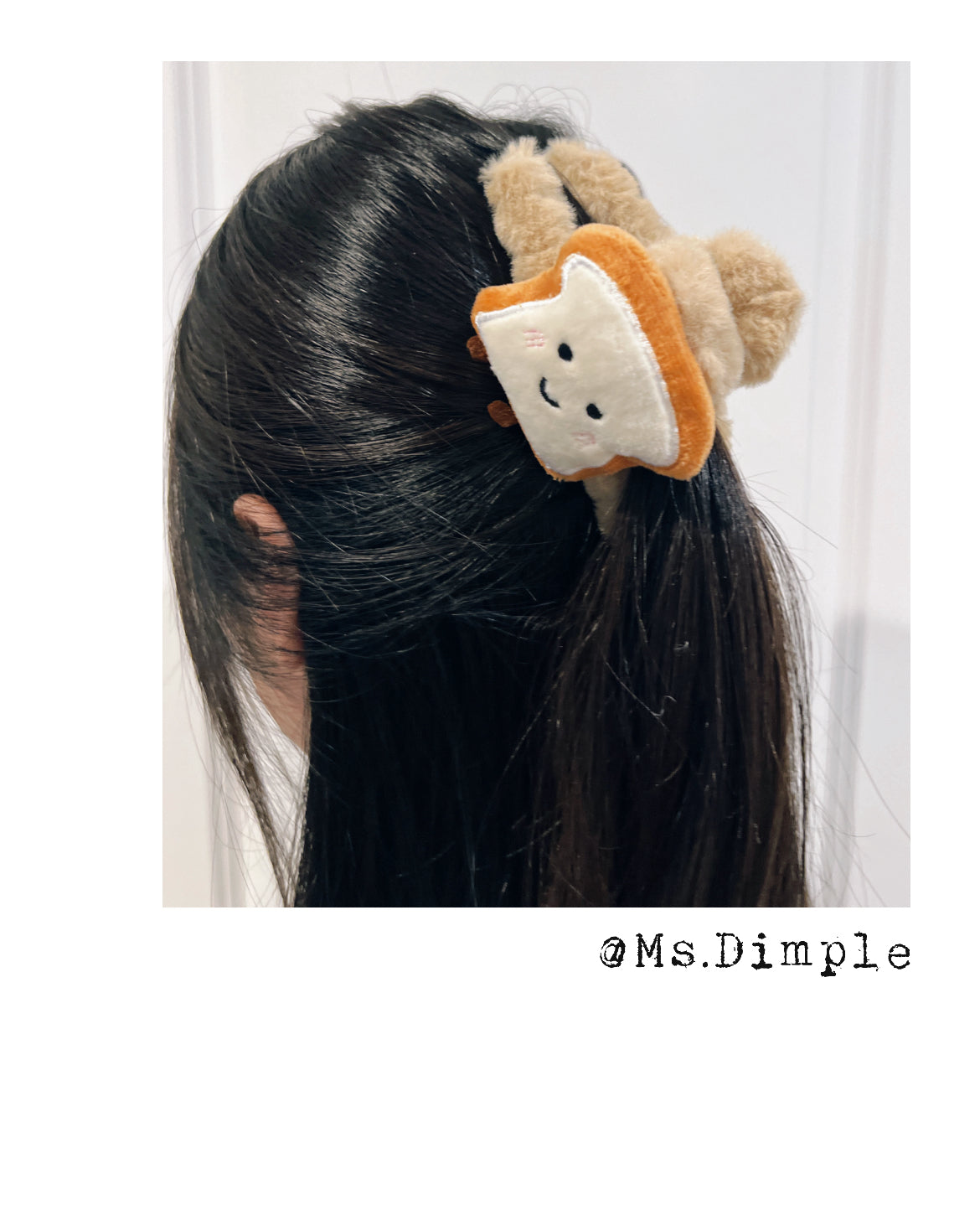 Fluffy Toast And Onigiri Hair Claw Clip