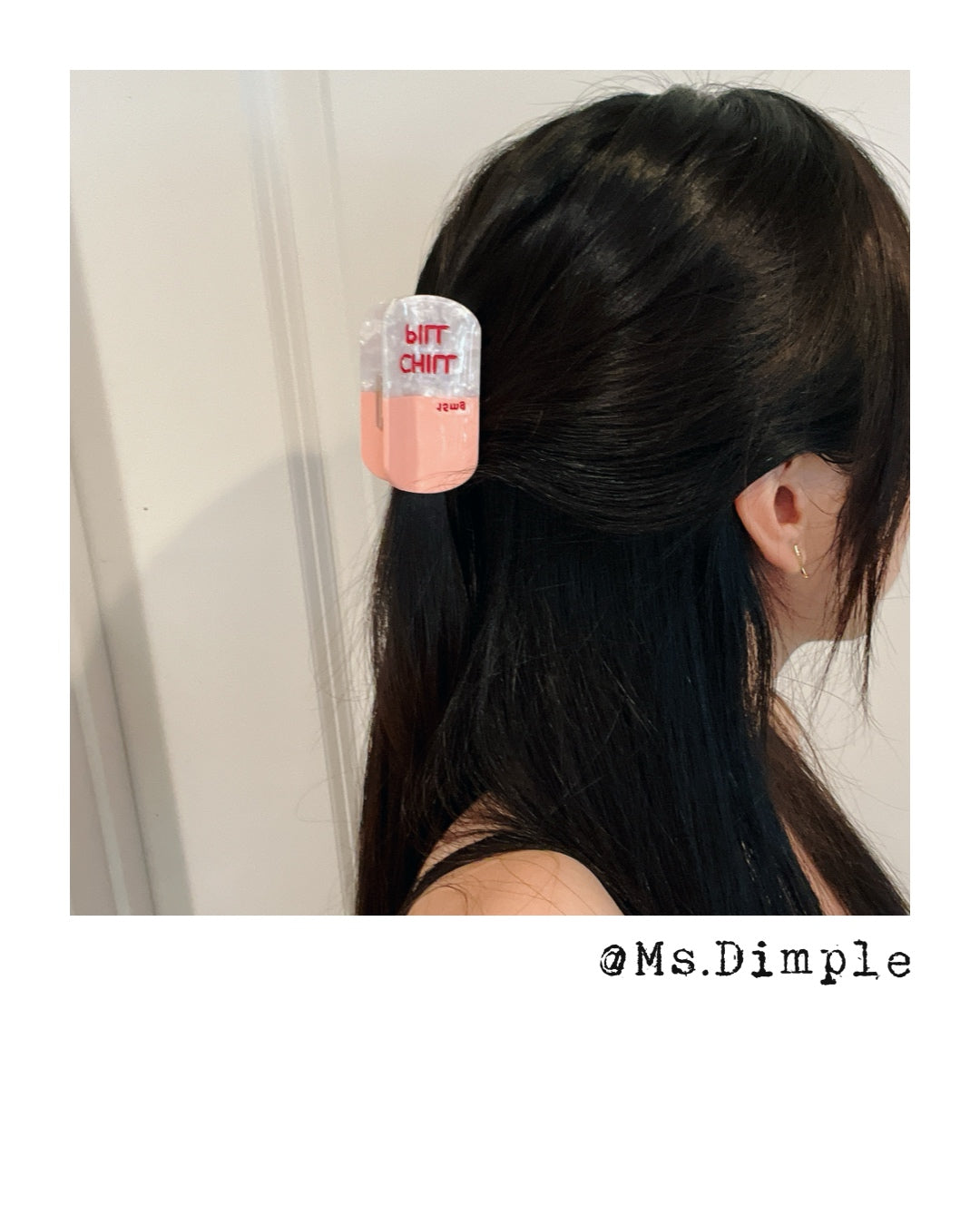 Funny Chill Pill Hair Claw Clip