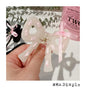 Small Blackpink Ribbon Hair Claw Clip