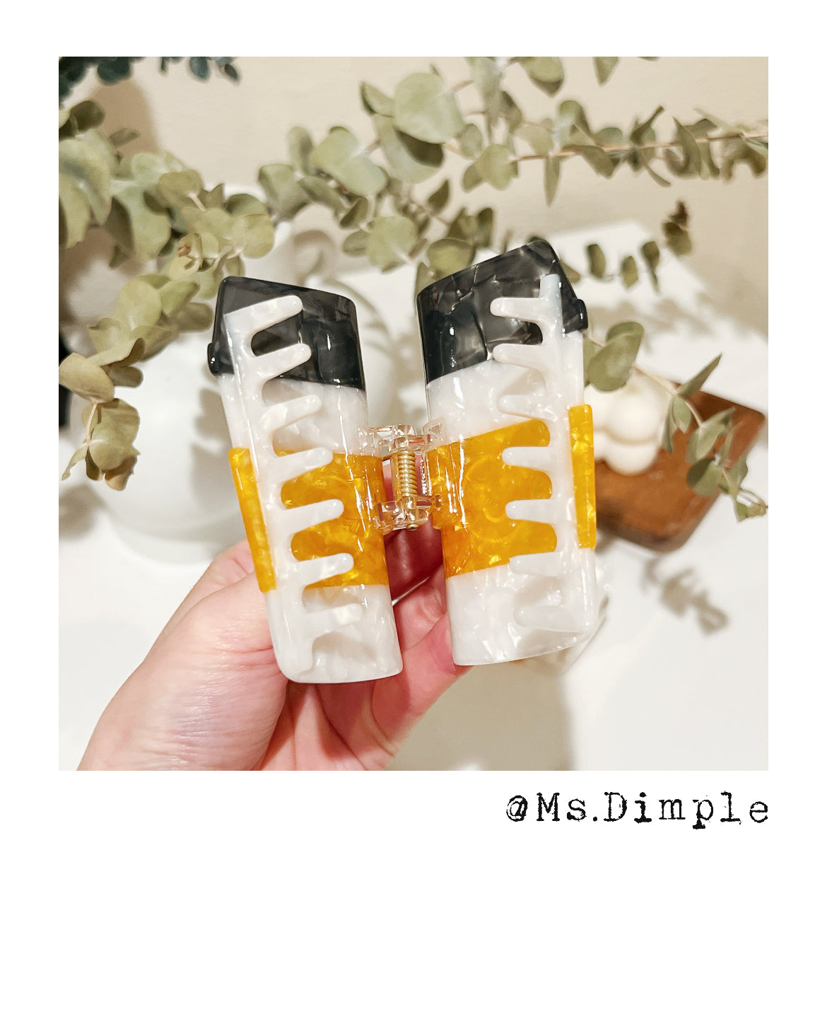 Cute Coffee Lover Hair Claw Clip