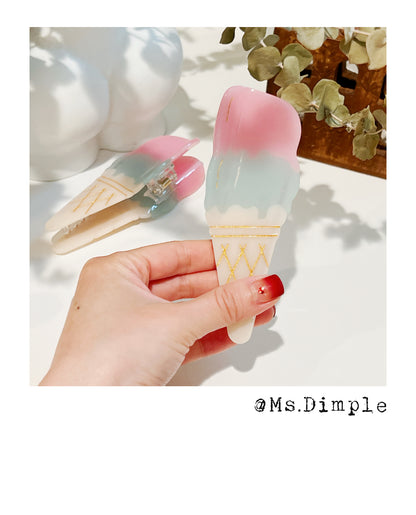 Summer Ice Cream Cute Hair Claw Clip