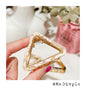 Small Metal Triangle Hair Claw Clip