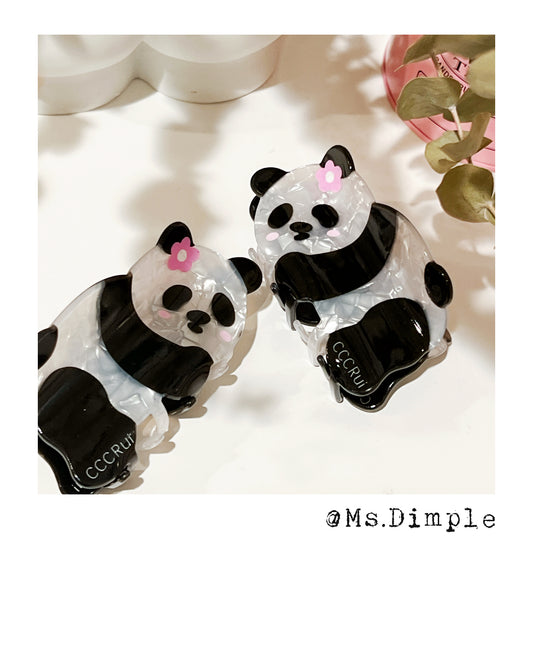 Cute Baby Panda Hair Claw Clip