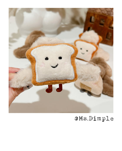 Fluffy Toast And Onigiri Hair Claw Clip