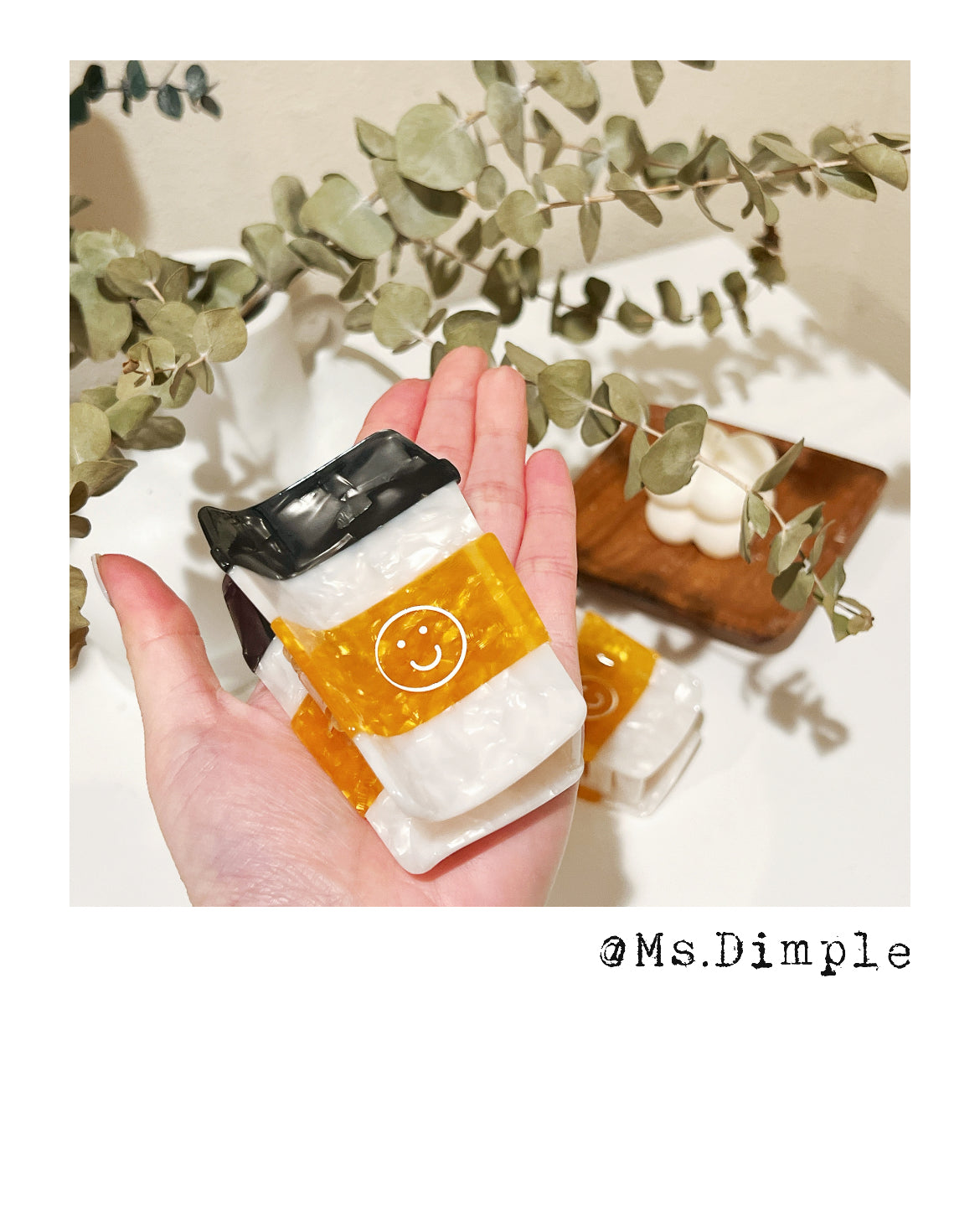 Cute Coffee Lover Hair Claw Clip
